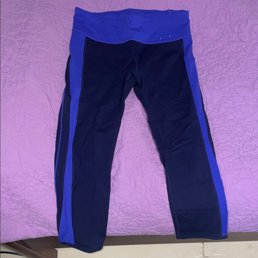 GAP Black and Purple-Indigo Leggings